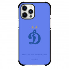 FC Dynamo Moscow Phone Case For iPhone and Samsung Galaxy Devices - FC Dynamo Moscow Logo On Blue Background