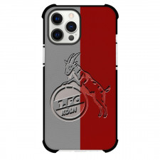 FC Koln Phone Case For iPhone and Samsung Galaxy Devices - FC Koln Logo Carving On Gray Red Background