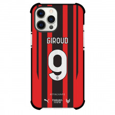 Olivier Giroud Phone Case For iPhone and Samsung Galaxy Devices - Olivier Giroud A.C. Milan No. 9 Jersey