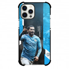 Ilkay Gundogan Phone Case For iPhone and Samsung Galaxy Devices - Ilkay Gundogan Celebration Black Blue Stripe