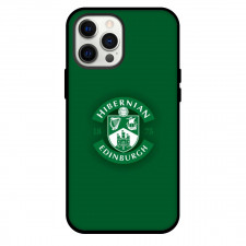 Hibernian F.C. Phone Case For iPhone and Samsung Galaxy Devices - Hibernian F.C. Logo On Green Background