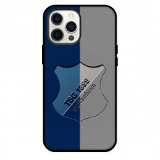 TSG 1899 Hoffenheim Phone Case For iPhone and Samsung Galaxy Devices - TSG 1899 Hoffenheim Logo Carving On Blue Gray Background