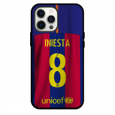 Andres Iniesta Phone Case For iPhone and Samsung Galaxy Devices - Andres Iniesta FC Barcelona No. 8 Jersey
