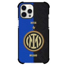 Inter Milan Phone Case For iPhone and Samsung Galaxy Devices - Inter Milan Logo On Blue Black Background