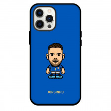 Jorginho Phone Case For iPhone and Samsung Galaxy Devices - Jorginho Chibi Art On Blue Background