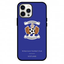 Kilmarnock F.C. Phone Case For iPhone and Samsung Galaxy Devices - Kilmarnock F.C. Logo On Blue Background
