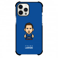 Frank Lampard Phone Case For iPhone and Samsung Galaxy Devices - Frank Lampard Chibi Art On Blue Background