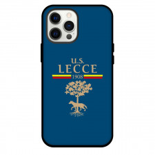 U.S. Lecce Phone Case For iPhone and Samsung Galaxy Devices - U.S. Lecce Logo On Blue Background