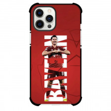 Robert Lewandowski Case For iPhone and Samsung Galaxy Devices - Robert Lewandowski Signature Celebration Word Art Red Background