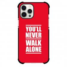 Liverpool F.C. Phone Case For iPhone and Samsung Galaxy Devices - Liverpool F.C. You'll Never Walk Alone On Red Background