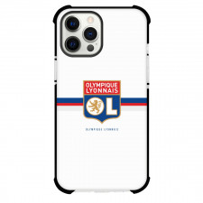 Olympique Lyonnais Phone Case For iPhone and Samsung Galaxy Devices - Olympique Lyonnais Logo On White Background