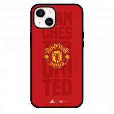 Manchester United F.C. Phone Case For iPhone and Samsung Galaxy Devices - Manchester United F.C. Logo Red Background