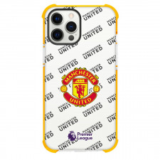 Manchester United Football Club Phone Case For iPhone and Samsung Galaxy Devices - Manchester United Football Club Medley Monogram Wordmark