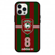 C.S. Maritimo Phone Case For iPhone and Samsung Galaxy Devices - C.S. Maritimo Logo On Green Red Stripe