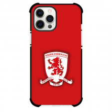 Middlesbrough F.C. Phone Case For iPhone and Samsung Galaxy Devices - Middlesbrough F.C. Logo On Red Background