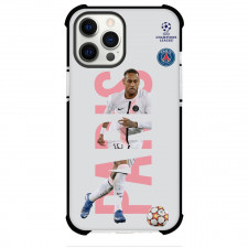 Neymar Jr Phone Case For iPhone and Samsung Galaxy Devices - Neymar Jr Dribbling On White Background