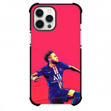 Neymar Jr Phone Case For iPhone and Samsung Galaxy Devices - Neymar Jr PopArt On Red Background