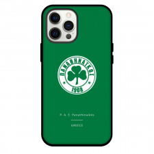 Panathinaikos F.C. Phone Case For iPhone and Samsung Galaxy Devices - Panathinaikos F.C. Logo On Green Background