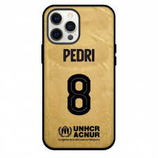 Pedri Phone Case For iPhone and Samsung Galaxy Devices - Pedri FC Barcelona No. 8 Jersey