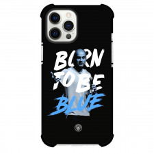 Pep Guardiola Phone Case For iPhone and Samsung Galaxy Devices - Pep Guardiola Born To Be Blue Black Background