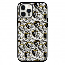 Portimonense S.C. Phone Case For iPhone and Samsung Galaxy Devices - Portimonense S.C. Logo Pattern Art