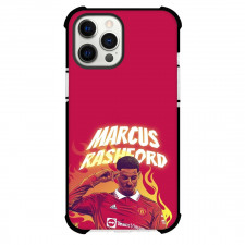 Marcus Rashford Phone Case For iPhone and Samsung Galaxy Devices - Marcus Rashford Signature Posture Minimalist Art