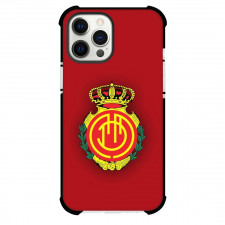 RCD Mallorca Phone Case For iPhone and Samsung Galaxy Devices - RCD Mallorca Logo On Red Background