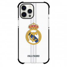 Real Madrid CF Phone Case For iPhone and Samsung Galaxy Devices - Real Madrid CF Logo On White Background iHala Madrid