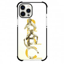Real Madrid Phone Case For iPhone and Samsung Galaxy Devices - Real Madrid BBC Benzema Bale CRonaldo White Background
