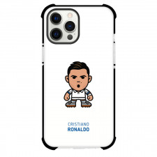 Cristiano Ronaldo Phone Case For iPhone and Samsung Galaxy Devices - Cristiano Ronaldo Chibi Art On White Background
