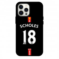 Paul Scholes Phone Case For iPhone and Samsung Galaxy Devices - Paul Scholes Manchester United F.C. No. 18 Jersey
