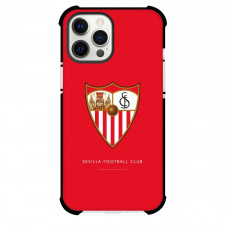 Sevilla FC Phone Case For iPhone and Samsung Galaxy Devices - Sevilla FC Logo On Red Background