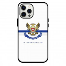 St Johnstone F.C. Phone Case For iPhone and Samsung Galaxy Devices - St Johnstone F.C. Logo On White Background