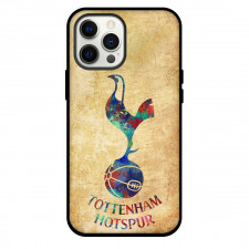 Tottenham Hotspur F.C. Phone Case For iPhone and Samsung Galaxy Devices - Tottenham Hotspur F.C. Colorful Logo On Vintage Texture