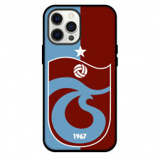 Trabzonspor Phone Case For iPhone and Samsung Galaxy Devices - Trabzonspor Logo On Maroon Blue Background