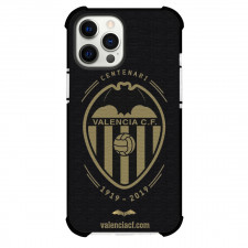 Valencia CF Phone Case For iPhone and Samsung Galaxy Devices - Valencia CF Logo On Black Background