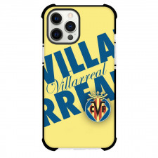 Villarreal CF Phone Case For iPhone and Samsung Galaxy Devices - Villarreal CF Logo Yellow Background