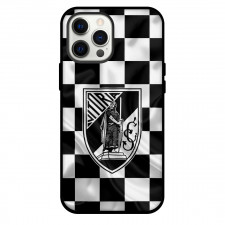 Vitoria S.C. Phone Case For iPhone and Samsung Galaxy Devices - Vitoria S.C. Logo On Chess Board Background