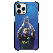 Kyle Walker Phone Case For iPhone and Samsung Galaxy Devices - Kyle Walker Clapping On Blue Side Portrait