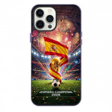 Spain 2026 Fifa World Cup Champion Phone Case For iPhone Samsung Galaxy Pixel OnePlus Vivo Xiaomi Asus Sony Motorola Nokia - Spain 2026 Fifa World Cup Champion Victory Trophy And Flag Poster