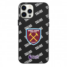 West Ham United Football Club Phone Case For iPhone and Samsung Galaxy Devices - West Ham United Football Club Medley Monogram Wordmark