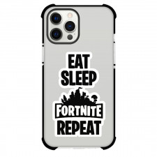Fortnite Phone Case For iPhone and Samsung Galaxy Devices - Eat Sleep Fortnite Repeat Sticker Art