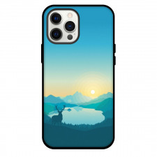 Firewatch Phone Case For iPhone and Samsung Galaxy Devices - Firewatch Nature And Deer Landscape Minimalist Art