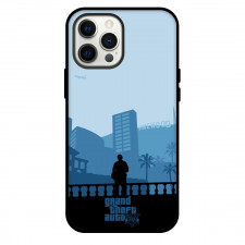 Grand Theft Auto Phone Case For iPhone and Samsung Galaxy Devices - Grand Theft Auto Five Blue Poster