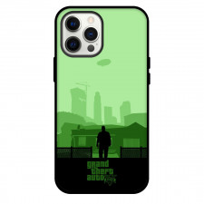 Grand Theft Auto Phone Case For iPhone and Samsung Galaxy Devices - Grand Theft Auto Five Green Poster