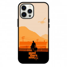 Grand Theft Auto Phone Case For iPhone and Samsung Galaxy Devices - Grand Theft Auto Five Orange Poster