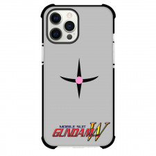 Gundam Wing Gyan Phone Case For iPhone And Samsung Galaxy Devices - Gyan Eye On Grey Background