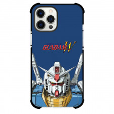 Gundam Wing Gundam RX-78 Phone Case For iPhone And Samsung Galaxy Devices - Gundam RX-78 Portrait On Blue Background