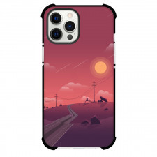 Kentucky Route Zero Phone Case For iPhone and Samsung Galaxy Devices - Kentucky Route Zero Desert Road With Sun