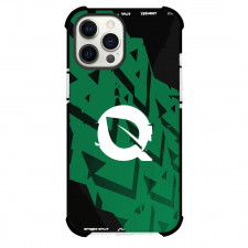 League of Legends FlyQuest Phone Case For iPhone And Samsung Galaxy Devices - FlyQuest Logo On Green Black Stripe Background